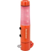 Brookstone, 4-in-1 Car Emergency Escape Tool with Seatbelt Cutter, Glass Hammer, Flashing Red Alert Light, All Purpose LED Flashlight, Magnetic Base to Place Car