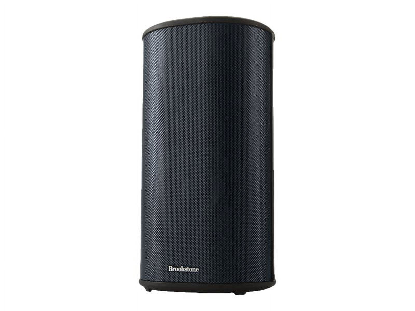 Brookstone Big Blue 200 Speaker for portable use 2.1 channel wireless Bluetooth Wi Fi 60 Watt