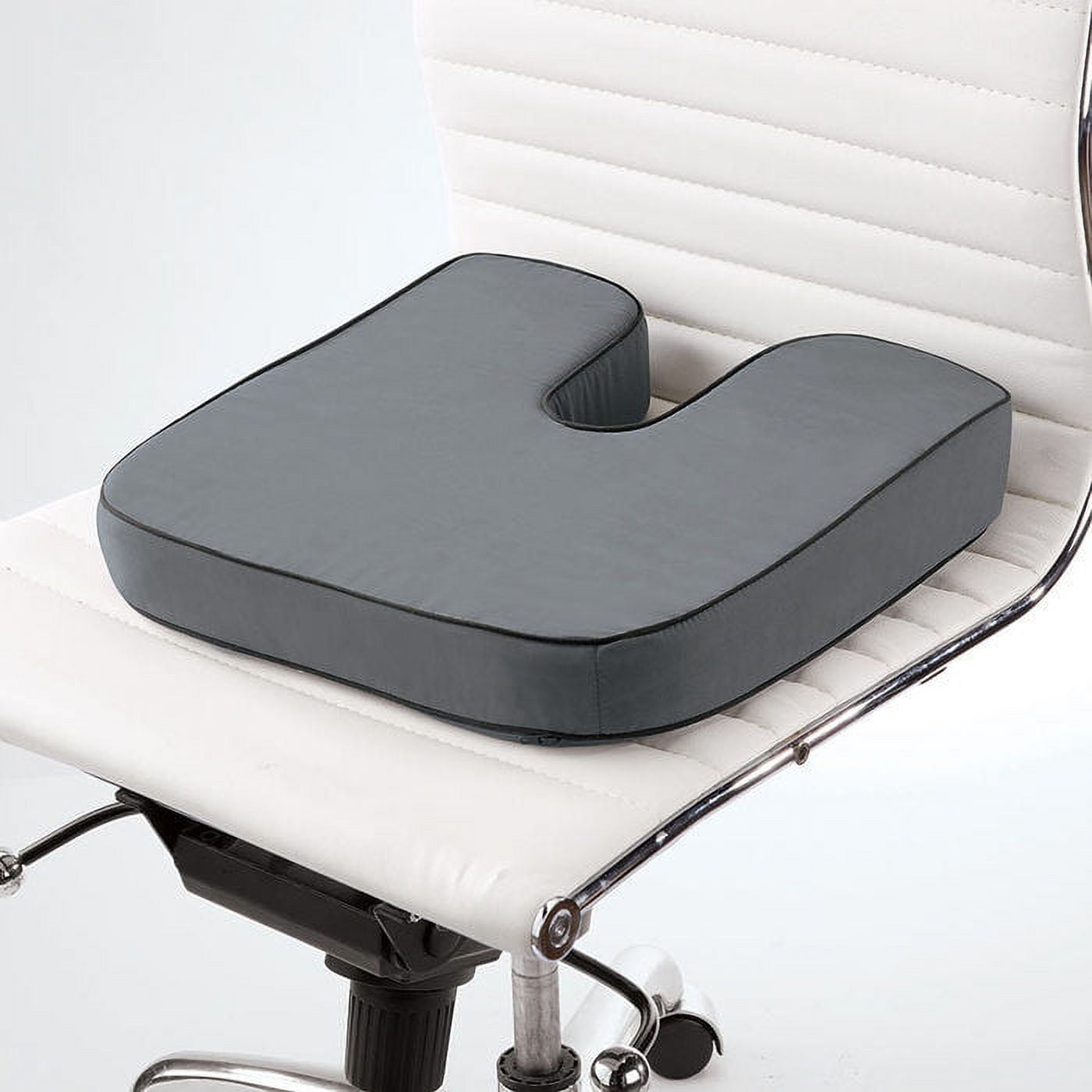 Brookstone Biosense Memory Foam Orthopedic Seat Cushion