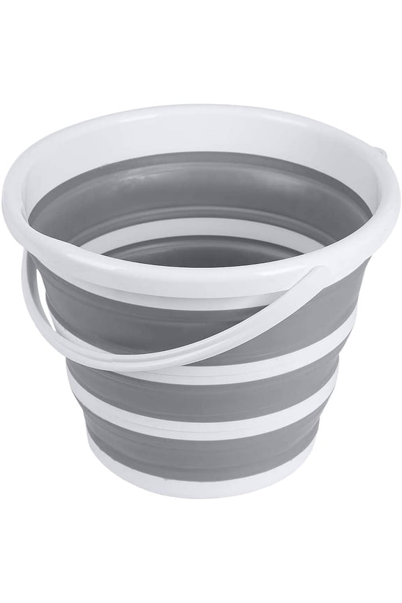 Collapsible Bucket, 2.6 Gallon, Foldable