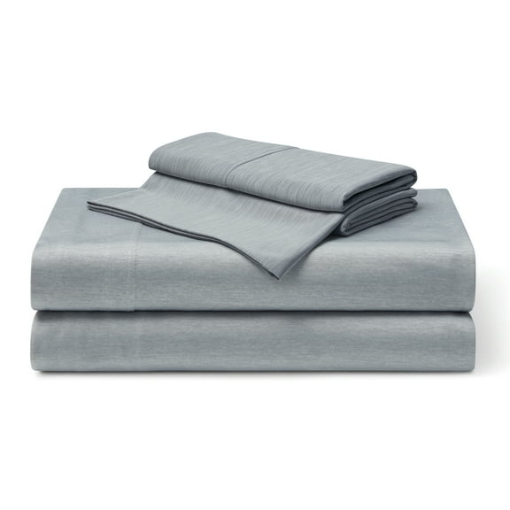 Brookstone Comfort Sheet System Queen Set Harbor Mist, Gray, Nylon, Polyethylene, Polyester, Adult
