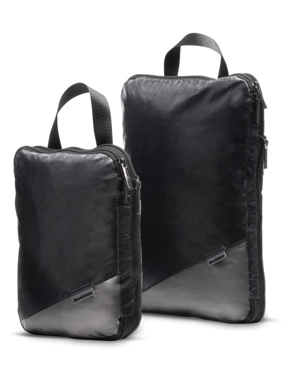 Compression Packing Cubes Set 2-Piece Space-Saving Travel Organizer Bags