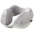 Brookstone Contoured Memory Foam Head and Neck Travel Pillow Ergonomic and Lightweight