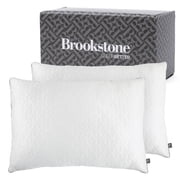 Brookstone Cool Sense Down Alternative Pillow 2 Pack - Cold Cooling Pillows for Hot Sleepers - CoolSense Pillows for Sleeping - Stay Cool and Comfortable All Ni