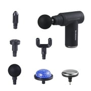 Brookstone Cordless Hot and Cold Percussion Deep Tissue Massager Gun, 6 Intensity Levels