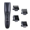 thumbnail interactive-video image 1 of Brookstone Cordless Rechargeable Men's Electric Hair Trimmer with Included Vacuum,, 1 of 14