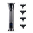 thumbnail image 1 of Brookstone Cordless Rechargeable Metallic Men's Electric Hair Clipper Kit,, 1 of 14