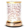 thumbnail image 1 of Brookstone Crystal Cut Ambient Lamp with Warm LED Glow, USB Powered Convenience, and Elegant Lighting Design, 1 of 3