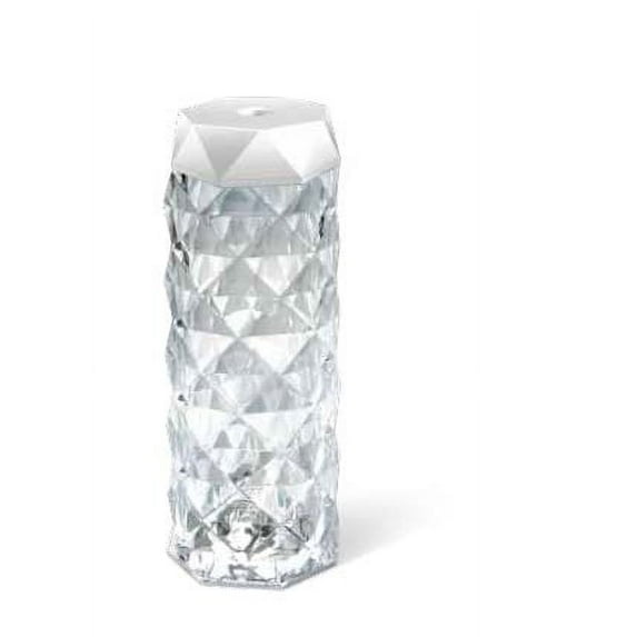 Brookstone Crystal Cut LED Aromatherapy Diffuser with Multi-Color Ambient Lighting, USB Powered Operation, Dual Mist Modes, and Complete Accessories