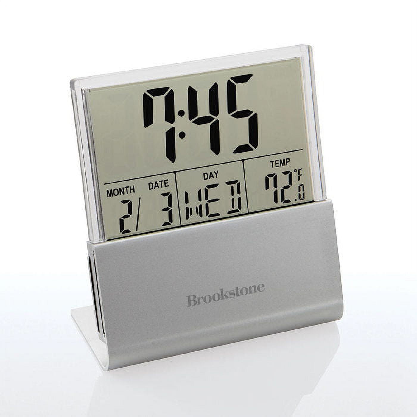 Brookstone Desk Clock Walmart