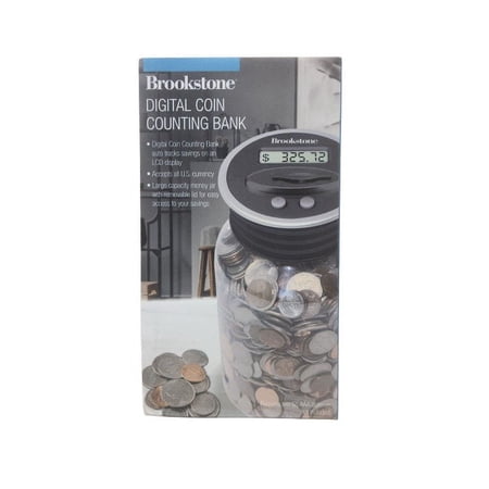 Brookstone Digital Coin Counting Bank
