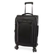 Brookstone Elswood 21" Softside Carry-On Spinner Luggage - Black