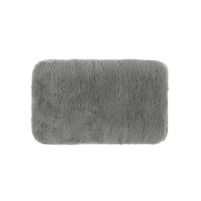 Brookstone Faux Fur Hand Warmer Charcoal 12