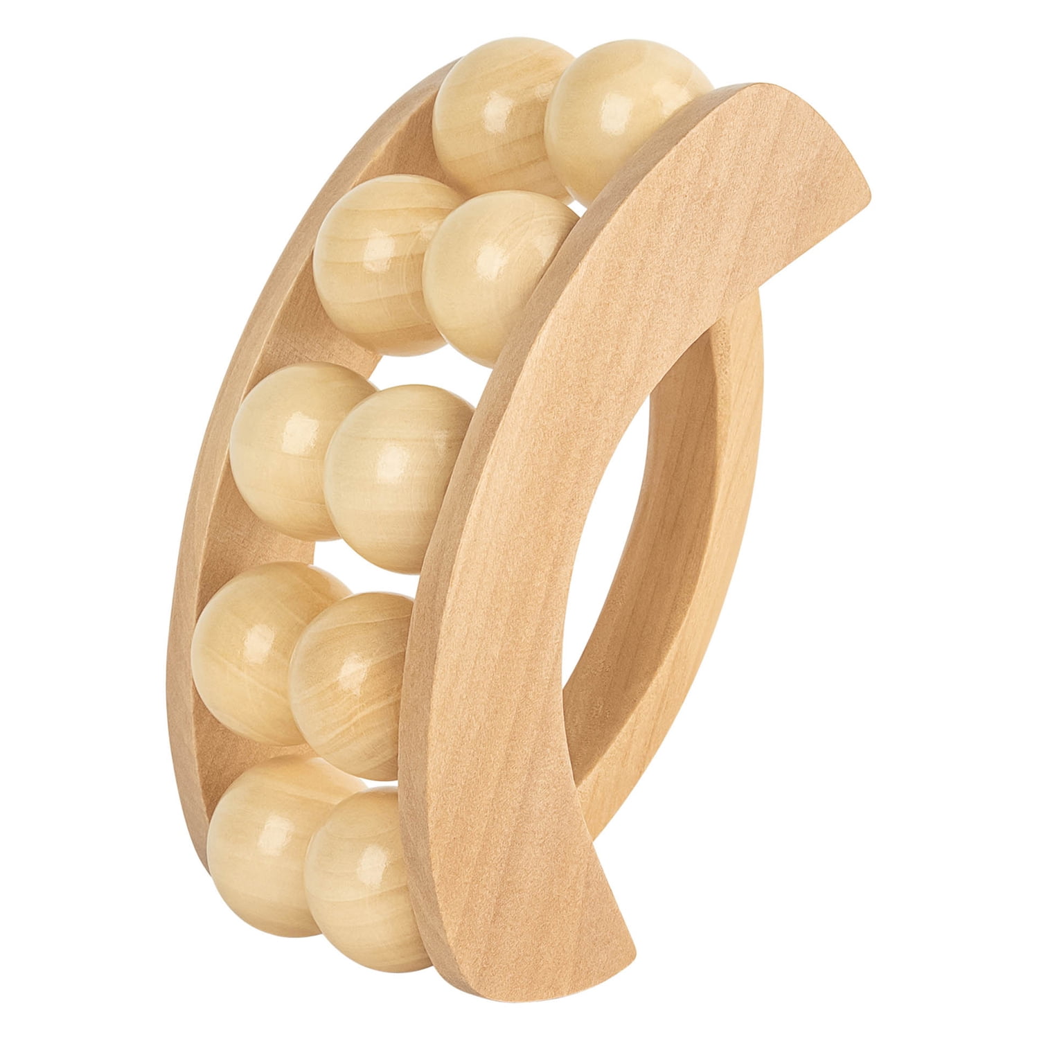 Brookstone Handheld Wooden Body Massager, Wood, WL1163-CMA