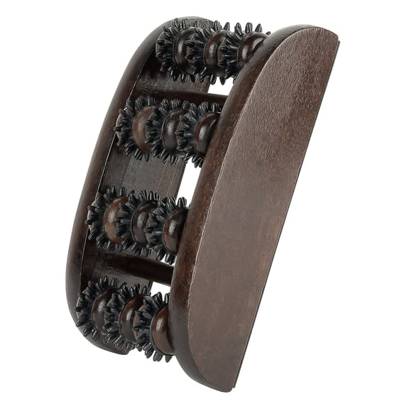 Brookstone Wooden Foot Massager, Brown, WL1169-BRB