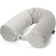 Brookstone FreeForm Memory Foam Twist Travel Pillow Roll Pillow for