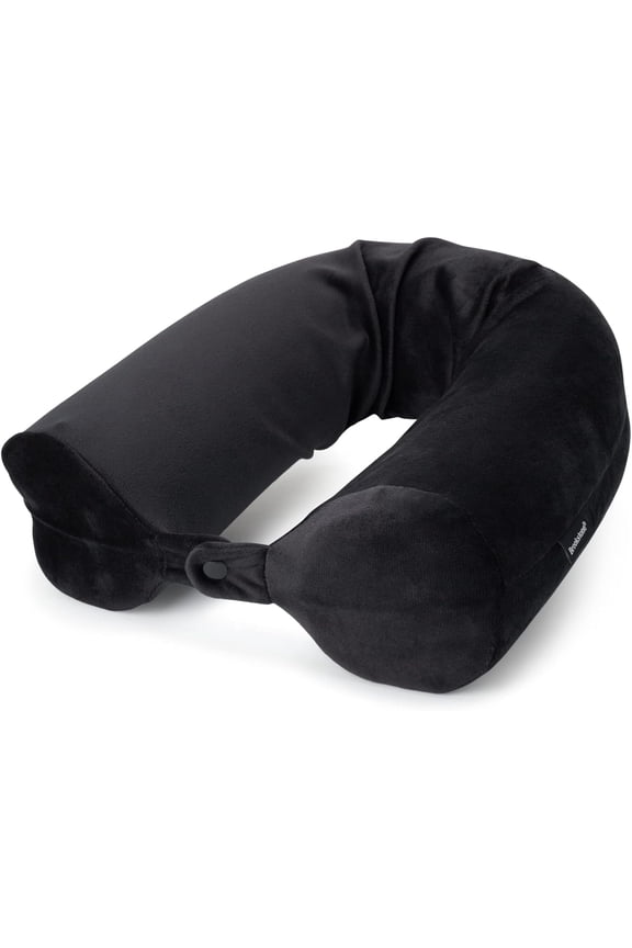 Travel Neck Pillow Adjustable Free-Form Memory Foam Pillow for Neck and Lumbar Support