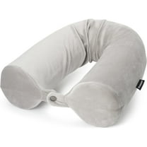 Brookstone Free-Form, Soft and Adjustable Travel Memory Foam Pillow for Neck and Lumbar Support