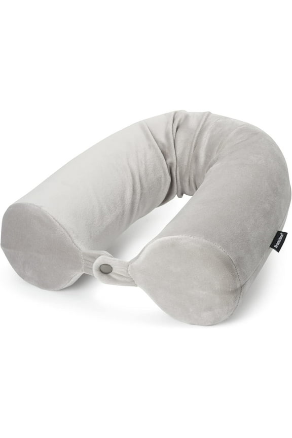 Free-Form, Soft and Adjustable Travel Memory Foam Pillow for Neck and Lumbar Support