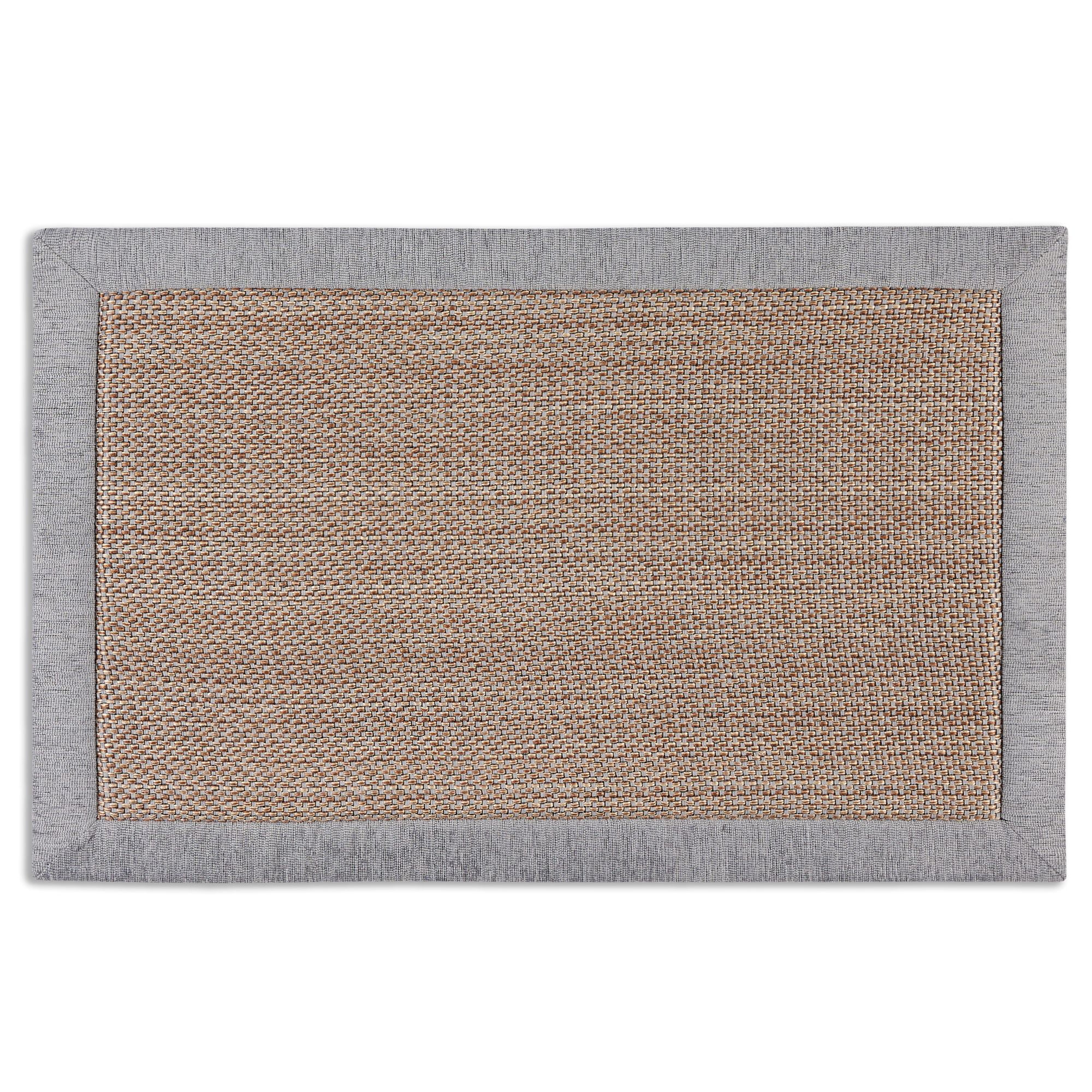 Brookstone Gentle Step Decorative Modern Textured Accent Rug, Grey, 20