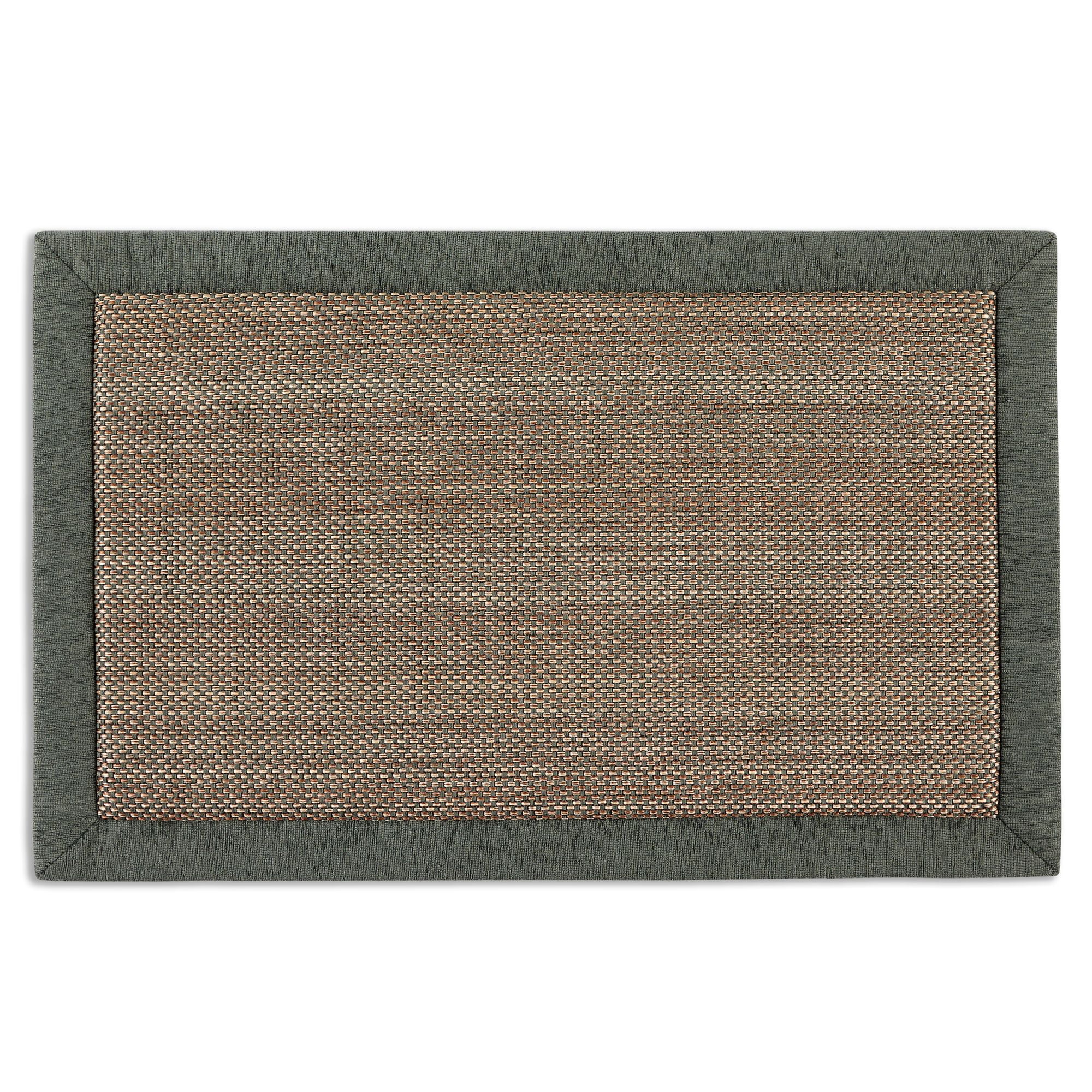 Brookstone Gentle Step Decorative Modern Textured Accent Rug, Sage, 20"x31"