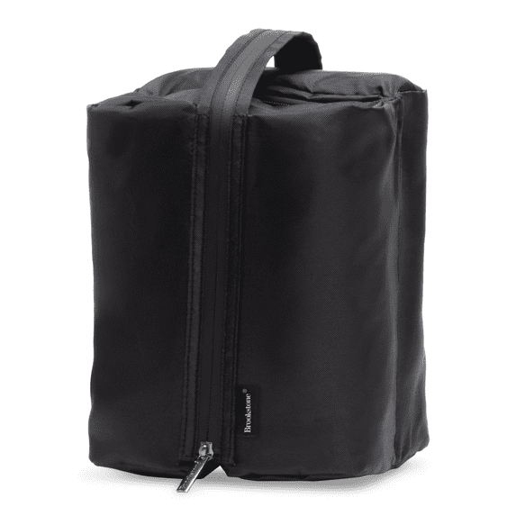 Brookstone Hanging Travel Toiletry Organizer Cube, Black