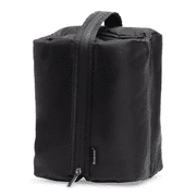 Brookstone Hanging Travel Toiletry Organizer Cube, Black