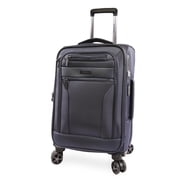 Brookstone Harbor 21" Softside Carry-on Spinner Luggage - Navy
