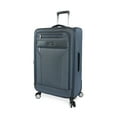 thumbnail image 1 of Brookstone Harbour 30" Softside Large Checked Expandable Spinner Luggage with Removable Toiletry Pouch, Navy, 1 of 14