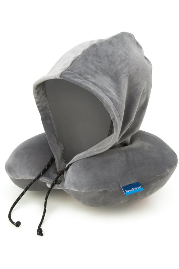 Hooded Neck Pillow - High Density Memory Foam Neck Support Sleep and Travel Pillow