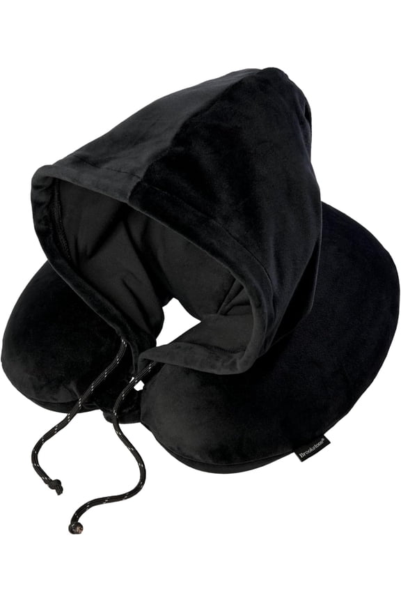 Hooded Neck Pillow - High Density Memory Foam Neck Support Sleep and Travel Pillow