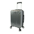 thumbnail image 1 of Brookstone Keane 21" Hardside Carry On Expandable Spinner Luggage for Travel, Charcoal, 1 of 10