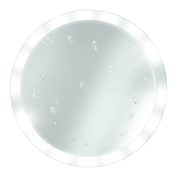 Brookstone LED Shower Mirror Wireless Speaker