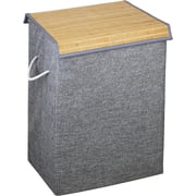 Brookstone Laundry Hamper w/ Bamboo Lid