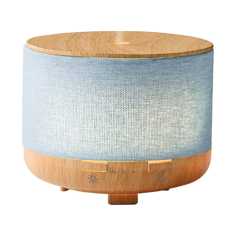Brookstone Linen Cool Mist Ultrasonic Aroma Diffuser w/ Soft LED Lights