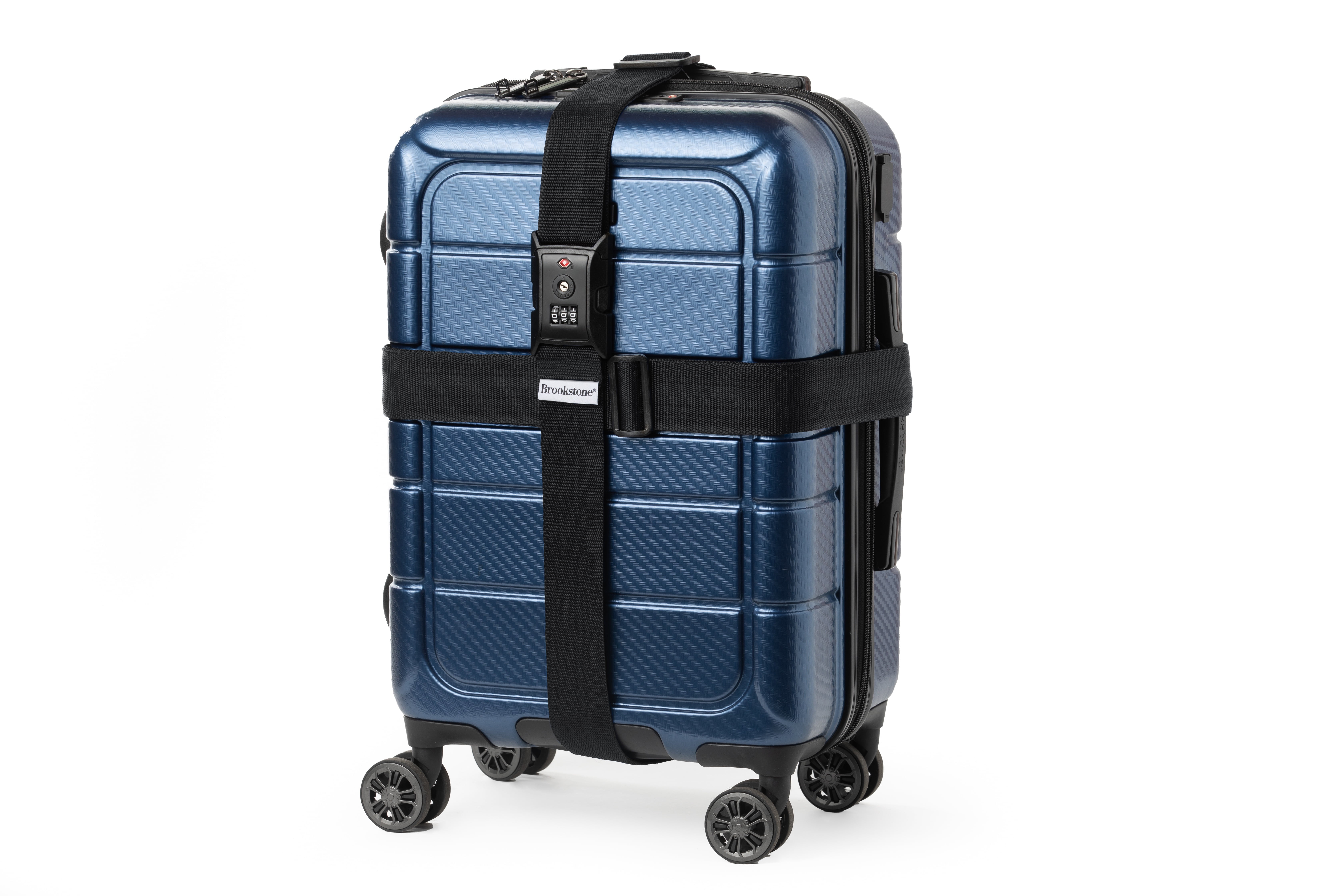 Brookstone Luggage Strap - 2-in-1 TSA-Approved Cross Luggage
