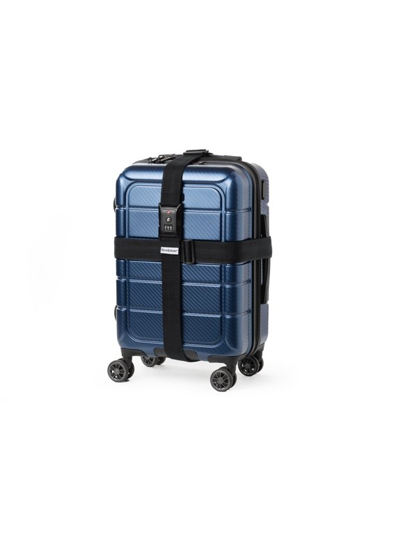 Luggage Straps Secure Cross TSA-Approved Luggage Straps for Suitcases with 3-Digit Lock