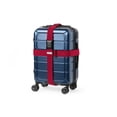thumbnail image 1 of Brookstone Luggage Straps Secure Cross TSA-Approved Luggage Straps for Suitcases with 3-Digit Lock, 1 of 7