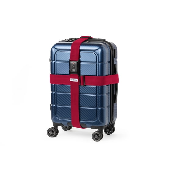 Brookstone Luggage Straps Secure Cross TSA-Approved Luggage Straps for Suitcases with 3-Digit Lock