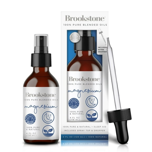 Brookstone Magnesium Oil Body Oil Set Multi-Use Magnesium Body Oil 4 fl oz