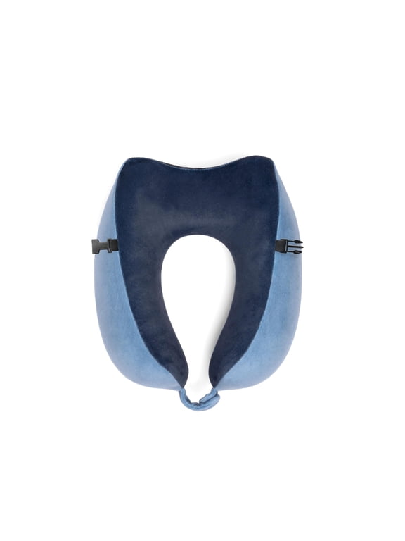 Memory Foam Neck Pillow - Small Soft U-Shaped Neck Support Pillow for Sleeping, Traveling, and Car Comfort