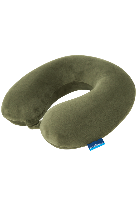 Memory Foam Travel Neck Pillow for Vacations, Airplanes, Trains, Buses, and Cars