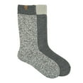 thumbnail image 1 of Brookstone Men's Heat-Retaining Boot Socks, 2-Pack, Sizes 6.5-12, 1 of 7