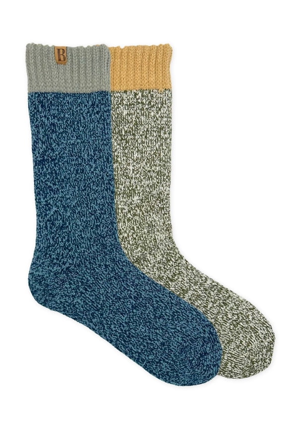 Men's Heat-Retaining Boot Socks, 2-Pack, Sizes 6.5-12
