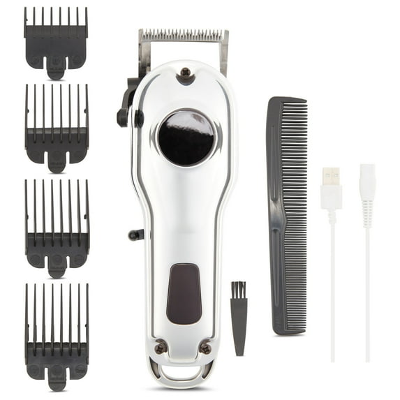 Brookstone Men's Rechargeable Cordless Electric Hair Trimmer