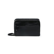 Brookstone Men's Travel Toiletry Bag - Compact Carry-On Dopp Kit and Toiletry Organizer for Men