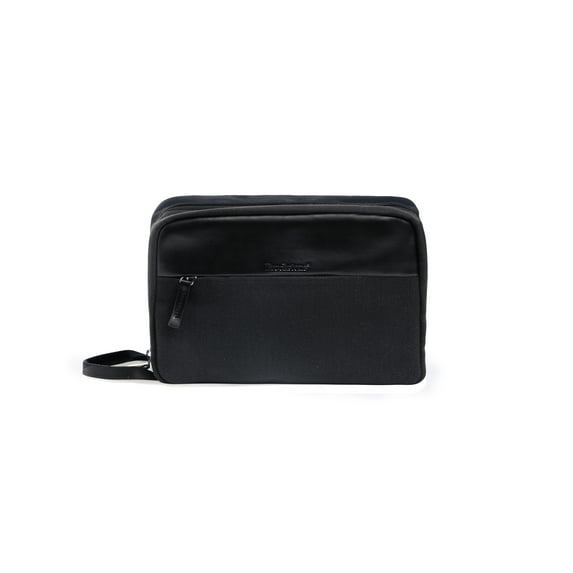 Brookstone Men's Travel Toiletry Bag - Compact Carry-On Dopp Kit and Toiletry Organizer for Men