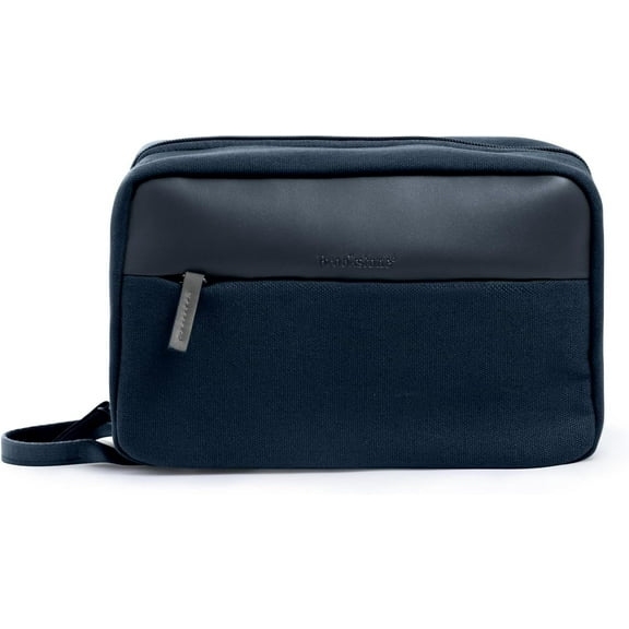 Brookstone Men's Travel Toiletry Bag - Compact Carry-On Dopp Kit and Toiletry Organizer for Men