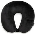 thumbnail image 1 of Brookstone Microbead Travel Neck Pillow - Lightweight U-Shaped Travel Pillow for Neck Support, 1 of 7