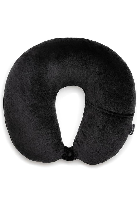 Microbead Travel Neck Pillow - Lightweight U-Shaped Travel Pillow for Neck Support